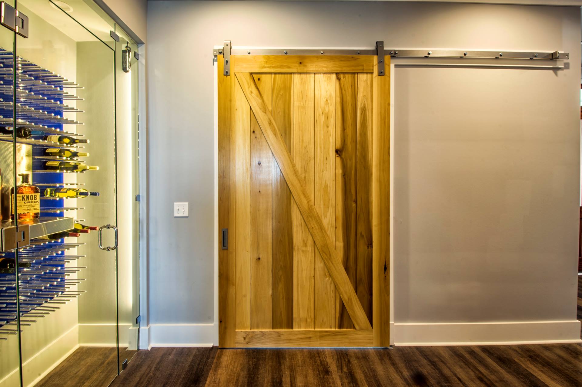 wood slide door